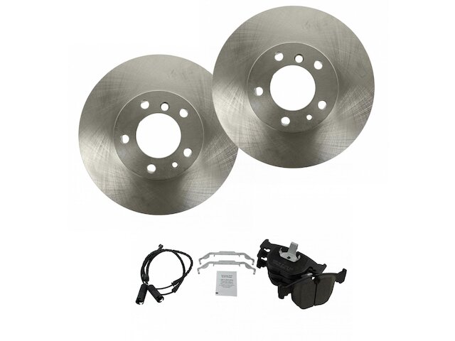 Front Brake Pad and Rotor Kit - 1995-2001 BMW 740iL - TRQ 1122-07679695