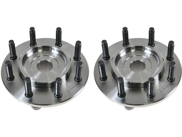 Front Wheel Hub and Bearing Kit - 2 Piece - 2000-2001 Dodge Ram 2500 4WD (with Rear Wheel ABS Brakes) - TRQ 1985-07686130