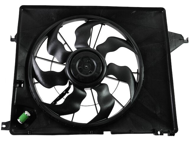 Auxiliary Fan Assembly - 2010-2012 Hyundai Santa Fe 3.5L V6 - DIY Solutions 96108-07697274