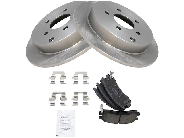 Rear Brake Pad and Rotor Kit - 2002-2004 Chevrolet Venture AWD - TRQ 3766-07701987