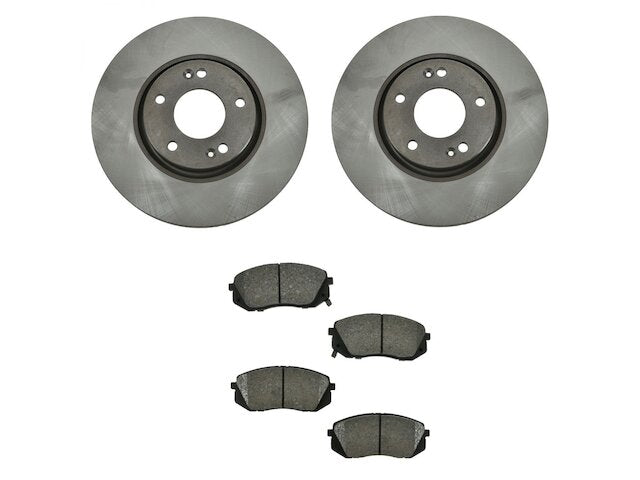 Front Brake Pad and Rotor Kit - 2010-2015 Hyundai Tucson AWD - DIY Solutions 96093-07704900