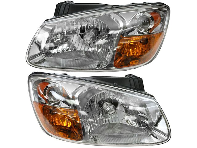 Headlight Assembly - Set of 2 - 2007-2009 Kia Spectra Sedan EX / LX - DIY Solutions 24089-07715185