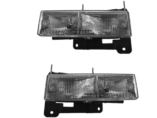 Headlight Assembly Set 2 Piece - 1990-1999 Chevrolet K1500 - DIY Solutions 3386-07716382