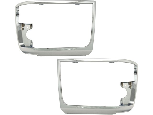 Headlight Bezel - Set of 2 - Chrome - 1992-1996 Ford F-150 - DIY Solutions 5304-07717551