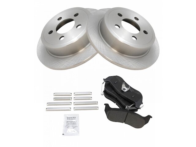 Rear Brake Pad and Rotor Kit - 2003-2007 Jeep Liberty - TRQ 2293-07723948