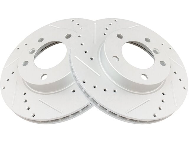 Front Brake Rotor Set 2 Piece - 1996-1999 BMW 328is - TRQ 1009-07724160
