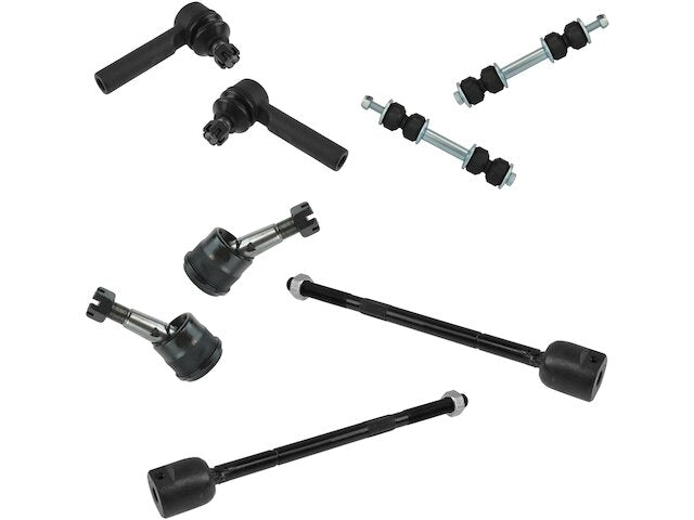Front Ball Joint Sway Bar Link Tie Rod End Kit 10 Piece - 1991-1996 Dodge Dakota RWD - TRQ 1834-07725457