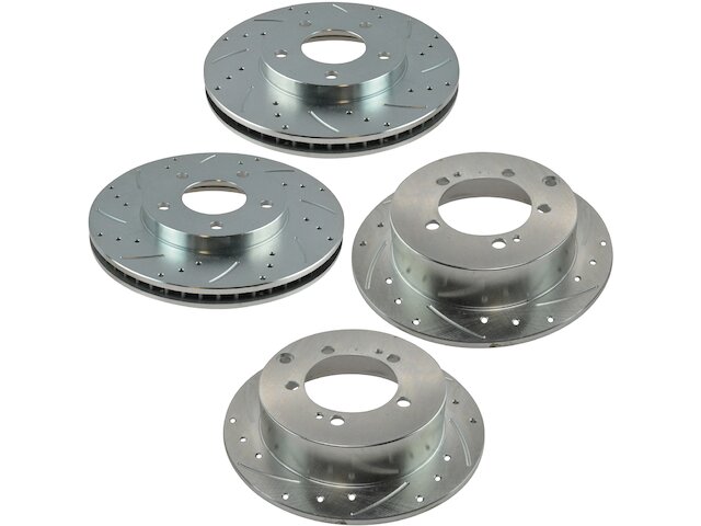 Brake Rotor Set 4 Piece - 2001-2005 Dodge Stratus Coupe 3.0L V6 - TRQ 2083-07727698