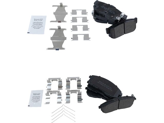Brake Pad Set - 1999-2001 Infiniti G20 - TRQ 6699-07728774