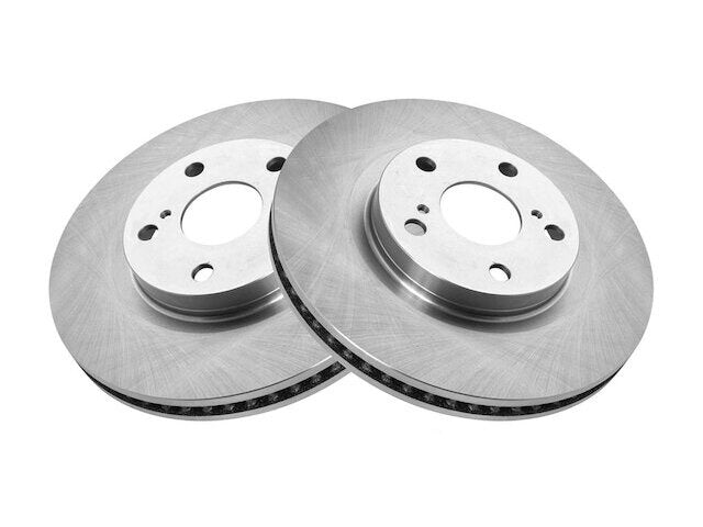 Front Vented Brake Rotor Set - 2 Piece - 5 Lug - 11.65 Inch (296mm) - 2007-2019 Toyota Camry - TRQ 18958-07730337