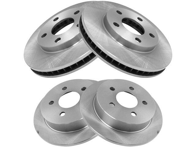 Brake Rotor Set 4 Piece - 1997-2003 Pontiac Grand Prix - TRQ 4734-07735728