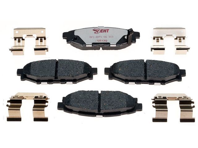 Rear Brake Pad Set - 2013-2015 Subaru XV Crosstrek - Raybestos 122238-07736777