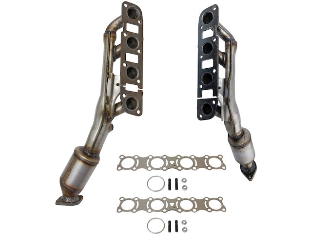 Exhaust Manifold with Integrated Catalytic Converter Set 2 Piece Set - 2017-2021 Nissan Armada - DIY Solutions 138447-07741178