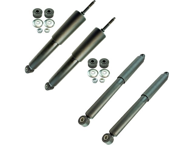 Front and Rear Shock Absorber Set 4 Piece - 2000-2004 Mitsubishi Montero Sport - TRQ 7165-07743903