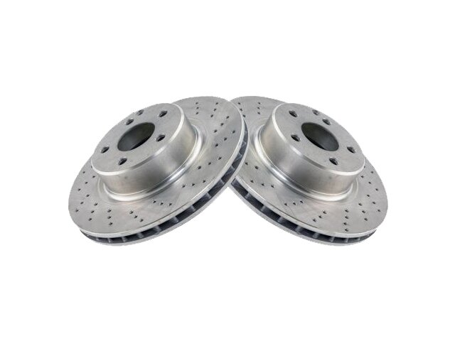 Front Brake Rotor Set 2 Piece - 2003-2006 Mercedes S500 Base - TRQ 6455-07743986