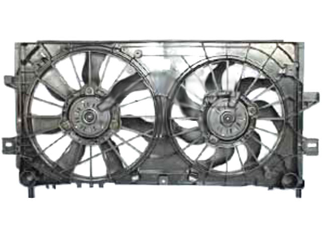 Radiator Fan Assembly - 2006-2013 Chevrolet Impala Sedan - TYC 18620-07744026
