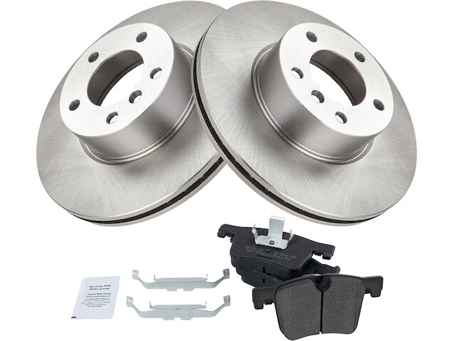 Front Brake Pad and Rotor Kit - 2012-2016 BMW 328i 2.0L 4-Cylinder - TRQ 118625-07745872