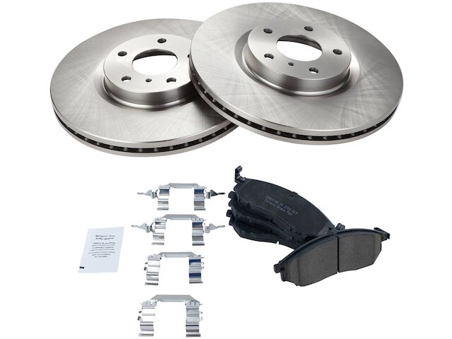 Front Brake Pad and Rotor Kit - 2006-2010 Infiniti M35 - TRQ 18565-07746266