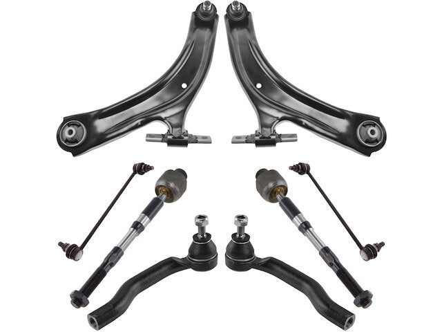 Control Arm Sway Bar Link Tie Rod 8 Piece Kit - 2008-2013 Nissan Rogue - TRQ 28852-07751552
