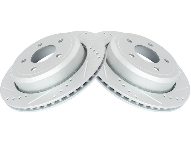 Rear Brake Rotor Set 2 Piece - 2003-2011 Mercury Grand Marquis - TRQ 5764-07757563
