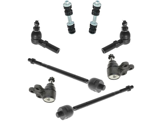 Front Ball Joint Sway Bar Link Tie Rod End Kit 8 Piece - 1997-2005 Buick Park Avenue - TRQ 2642-07763755