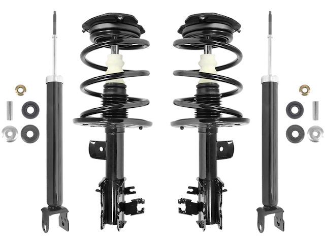Front and Rear Suspension Strut and Shock Absorber Assembly Kit - 2007-2011 Nissan Altima - Unity 19002-07765674