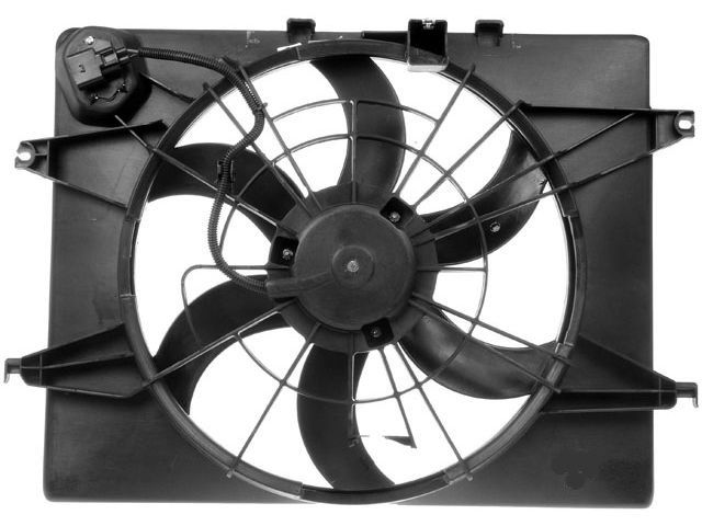 Radiator Fan Assembly - 2011-2013 Kia Optima Sedan 2.4L 4-Cylinder GAS - TYC 96887-07767232