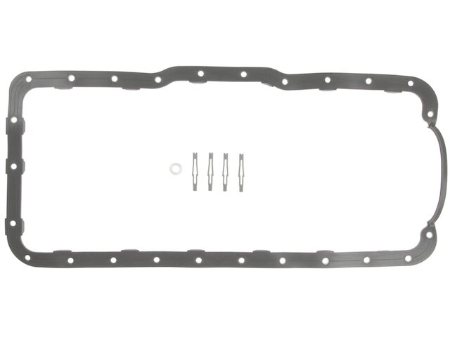 Oil Pan Gasket Set - 1988-1992 Ford Bronco 4.9L 6-Cylinder - Mahle 4963-07772053