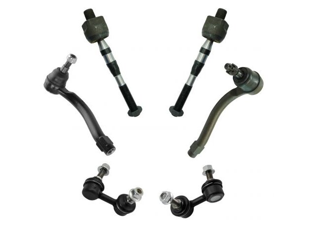 Front Tie Rod End and Sway Bar Link Kit 6 Piece - 2006-2010 Infiniti M35 - TRQ 18565-07774009