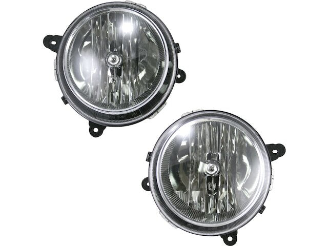 Headlight Assembly Set of 2 - 2007-2017 Jeep Patriot (without Automatic Leveling Headlights) - DIY Solutions 19027-07777624