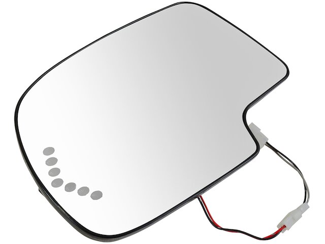 Left Door Mirror Glass - 2003-2006 GMC Yukon XL 1500 - DIY Solutions 4309-07779116