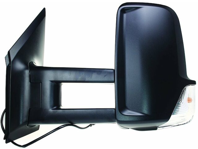 Left Driver Side Mirror - Textured Black - Tow Type - with Turn Signal - without Heated Glass - 2010-2014 Mercedes-Benz Sprinter 3500 - TYC 96182-07782825