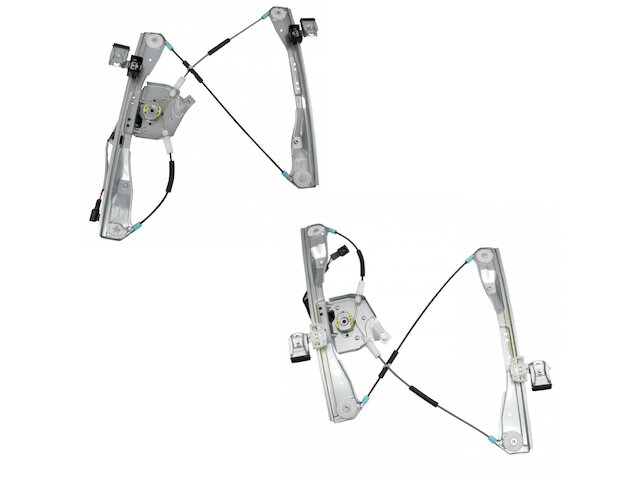 Front Window Regulator and Motor Kit 2 Piece - 2008-2012 Chevrolet Malibu - TRQ 28774-07782877