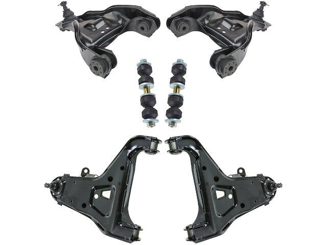 Front Control Arm and Sway Bar Link Kit 6 Piece - 1995-2000 Chevrolet Blazer - TRQ 3656-07783613