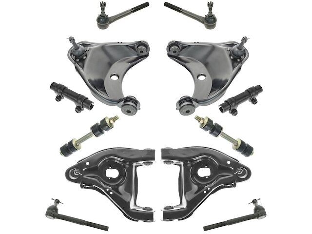 Control Arm Sway Bar Link Tie Rod 12 Piece Kit - 1988-1999 Chevrolet C1500 - TRQ 3009-07783652