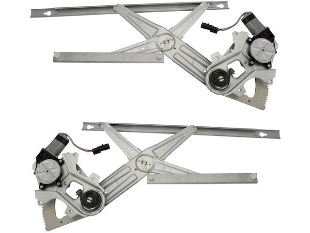Front Window Regulator and Motor Kit 2 Piece - 2001-2006 Chrysler Sebring Sedan - TRQ 1541-07785214