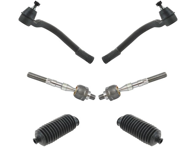 Tie Rod End and Steering Bellows Kit 6 Piece - 2010-2013, 2015 Hyundai Tucson Fuel Cell - DIY Solutions 96093-07785472