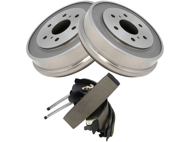 Rear Brake Drum and Brake Shoe 3 Piece Kit - 2005-2008 Chevrolet Silverado 1500 - TRQ 18310-07790263