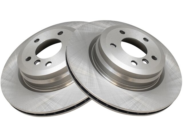 Rear Brake Rotor Set 2 Piece - 2009-2011 BMW 335d - TRQ 30049-07799452