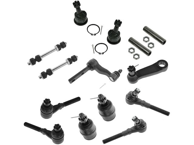 Front Ball Joint Sway Bar Link Tie Rod End Kit 14 Piece - 1997-2003 Ford F150 4WD - TRQ 5290-07804235
