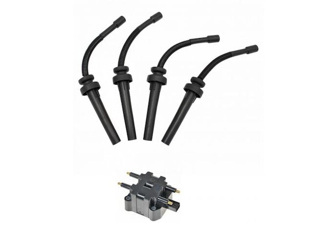 Ignition Coil Pack and Spark Plug Wire Set - 2001-2010 Chrysler PT Cruiser L4 2.4L - TRQ 1535-07809407