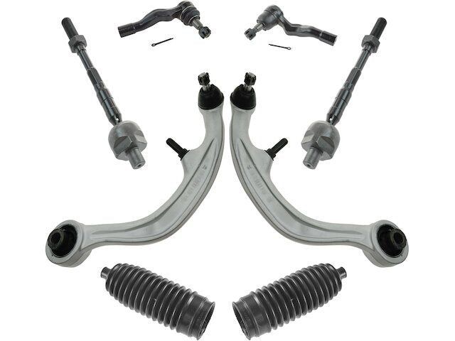 Control Arm and Tie Rod End Kit - 8 Piece - 2003-2007 Infiniti G35 RWD Coupe - DIY Solutions 6703-07809944