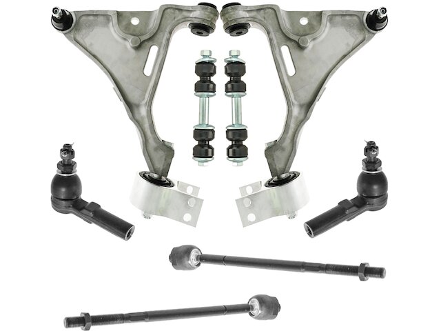 Front Control Arm Sway Bar Link Tie Rod Kit 8 Piece - 2006-2011 Cadillac DTS - TRQ 18640-07810039