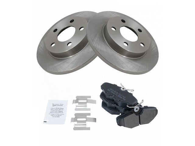 Rear Brake Pad and Rotor Kit - 1993-2002 Lincoln Continental - TRQ 5624-07810236