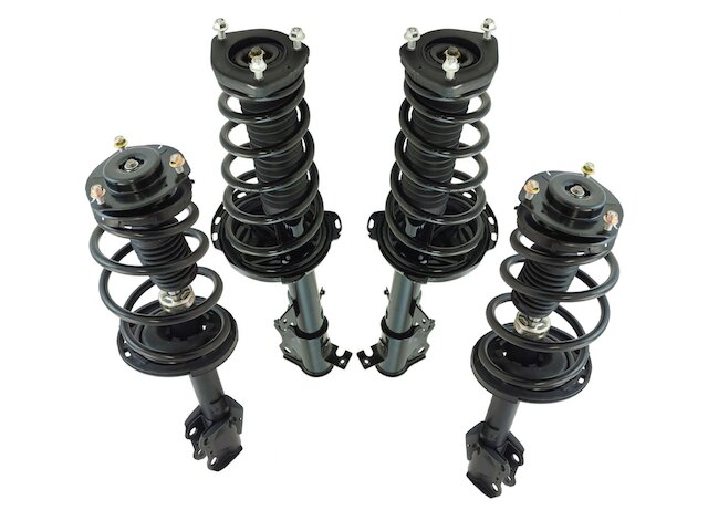 Front and Rear Strut and Coil Spring Assembly Kit - 4 Piece - 2011-2013 Toyota Highlander AWD - TRQ 96805-07810313