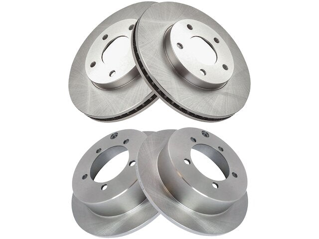 Brake Rotor Set 4 Piece - 2001-2005 Dodge Stratus Coupe 3.0L V6 - TRQ 2083-07814243
