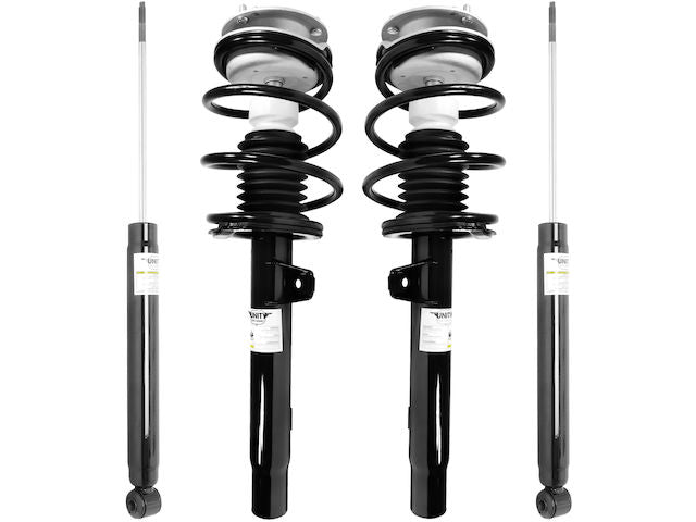 Front and Rear Suspension Strut and Shock Absorber Assembly Kit - 2001-2005 BMW 330i - Unity 1016-07814928
