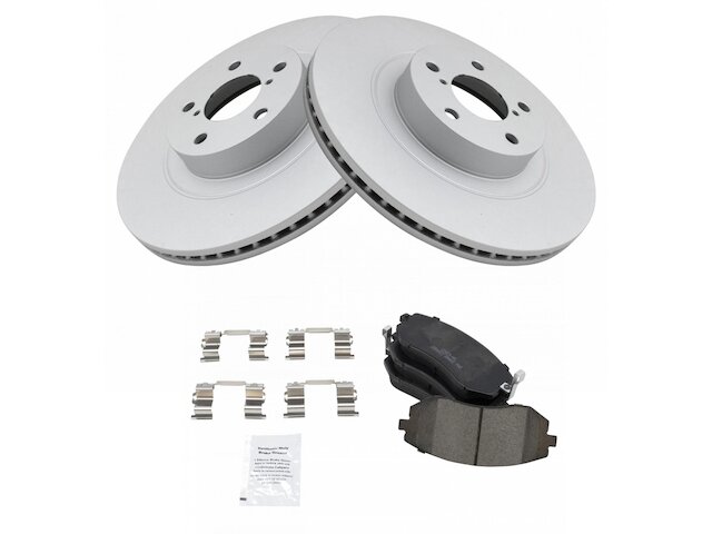 Front Brake Pad and Rotor Kit - 2005-2012 Subaru Outback - TRQ 18222-07815358