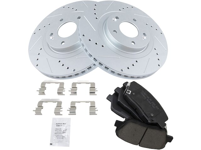 Front Brake Pad and Rotor Kit - 2013-2016 Hyundai Santa Fe Sport 2.0T - TRQ 146719-07816267