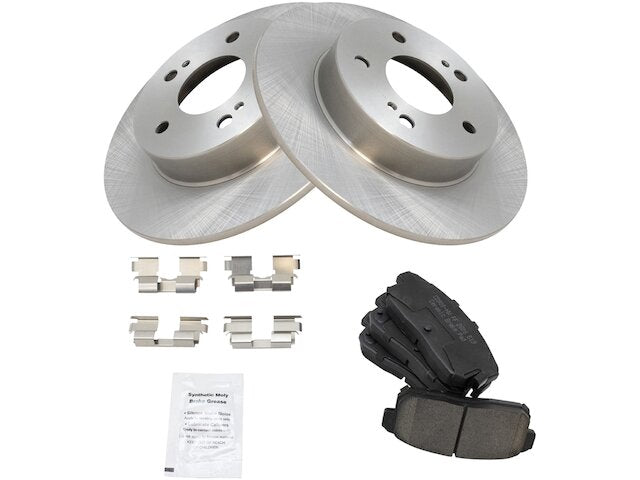 Rear Brake Pad and Rotor Kit - 2002-2004 Infiniti I35 - TRQ 6710-07820798
